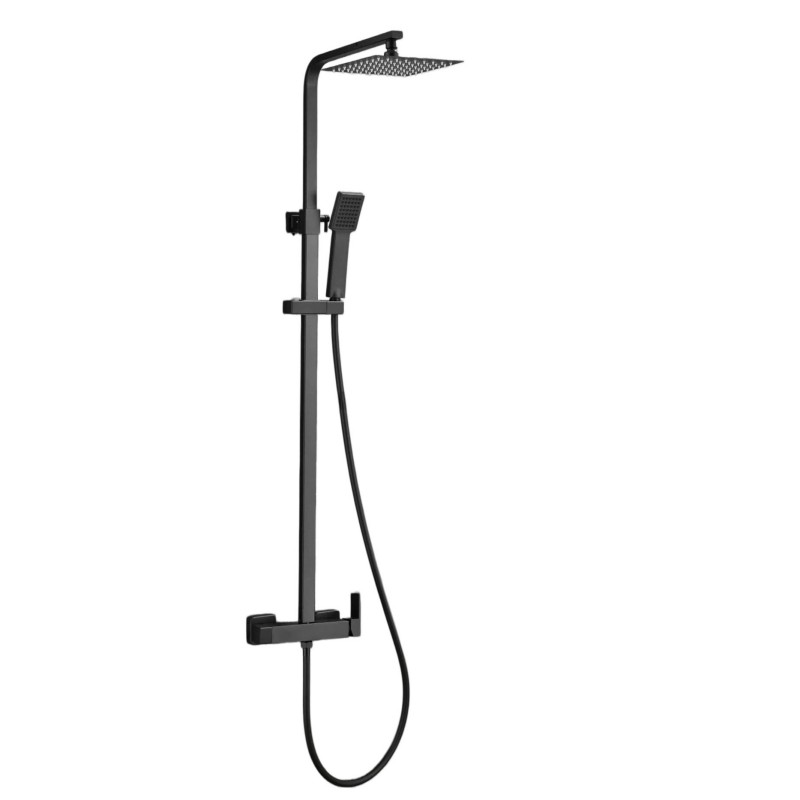 Système de douche thermostatique en laiton
