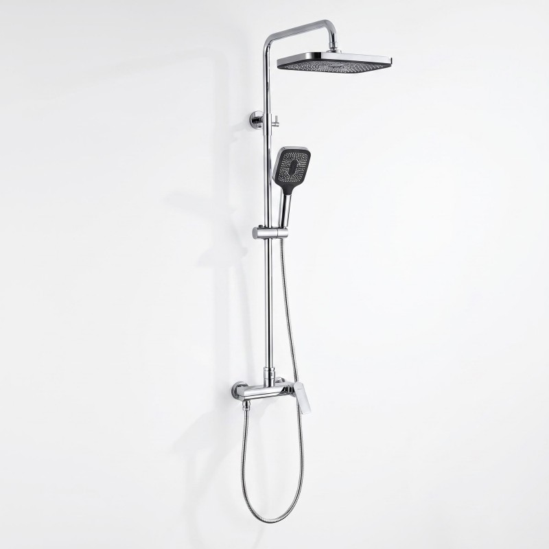 Ensemble de douche thermostatique en laiton exposé