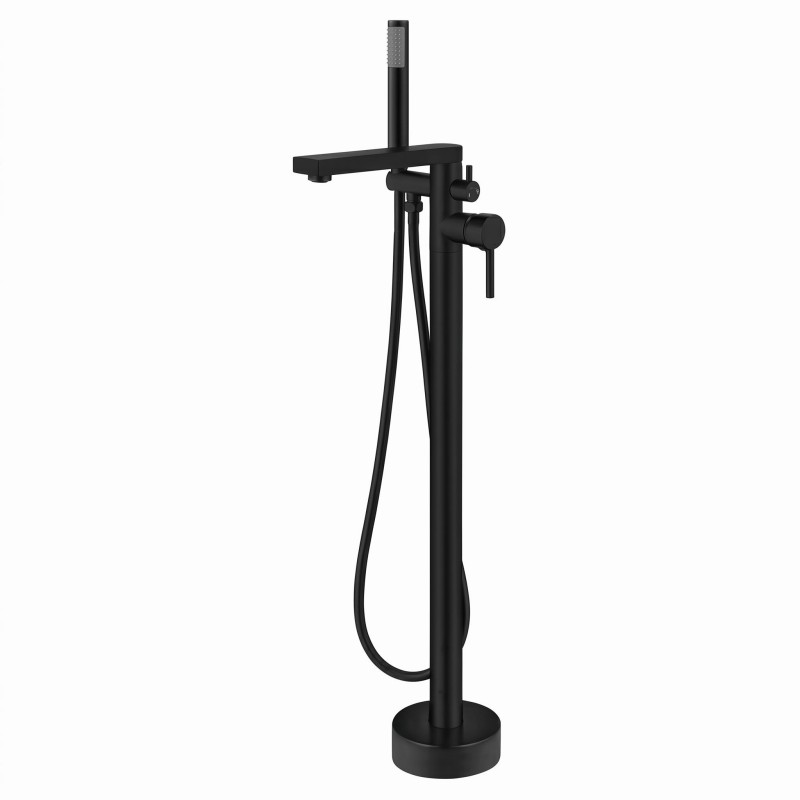 Robinet de baignoire autoportant avec douchette à main