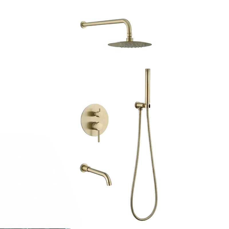Système de douche intégré à trois fonctions